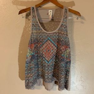 Boho style tank top